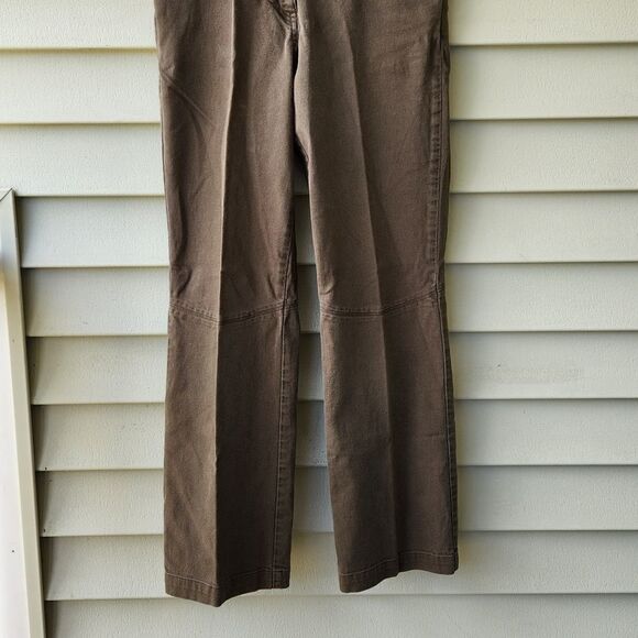 Ny khakis brown  pants size 6 - Picture 2 of 5